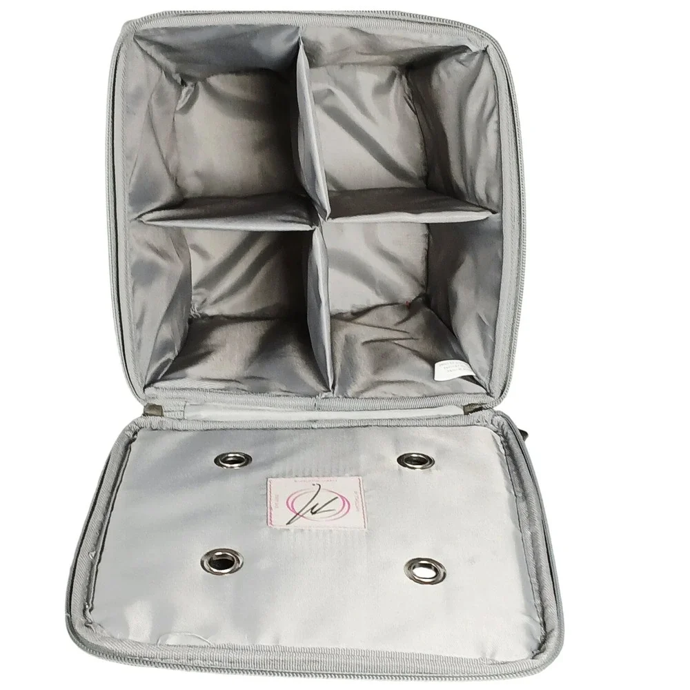 Everything‎ Mary Floral Yarn Storage Bag Organizer with Grommets and Dividers